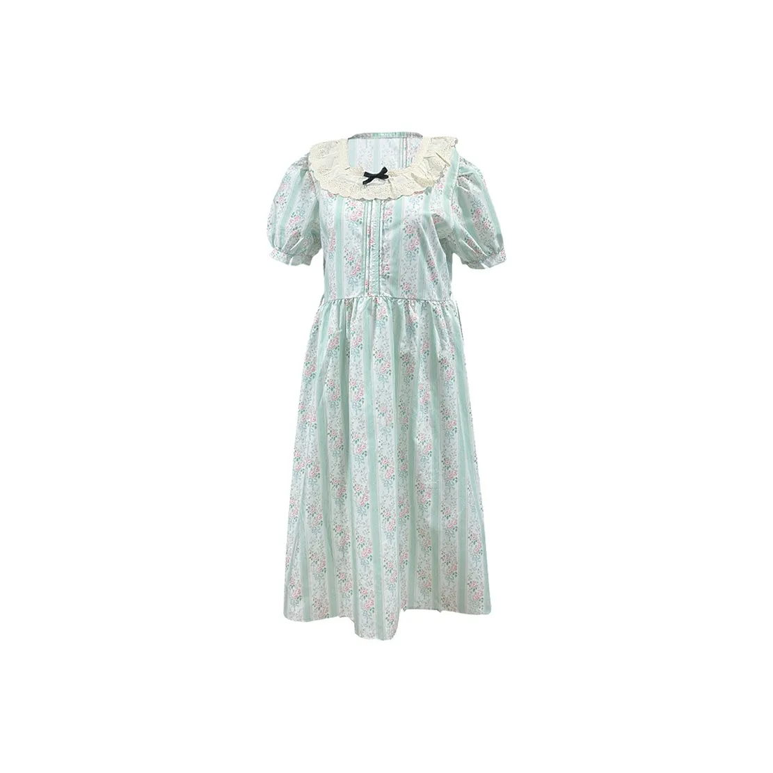 MOPB Short Sleeved Dress Women's Pink Green