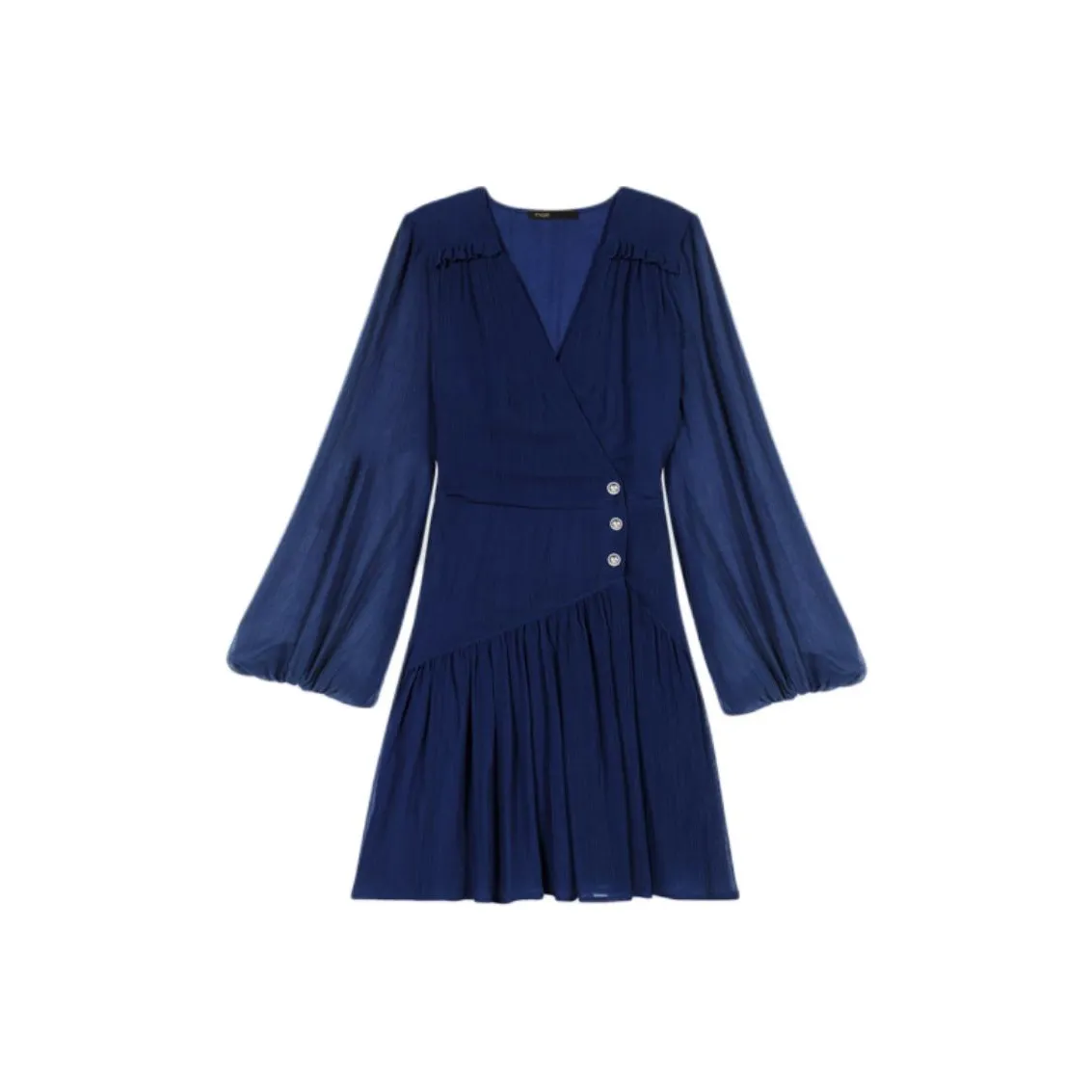 Maje Ruffled Mini Dress