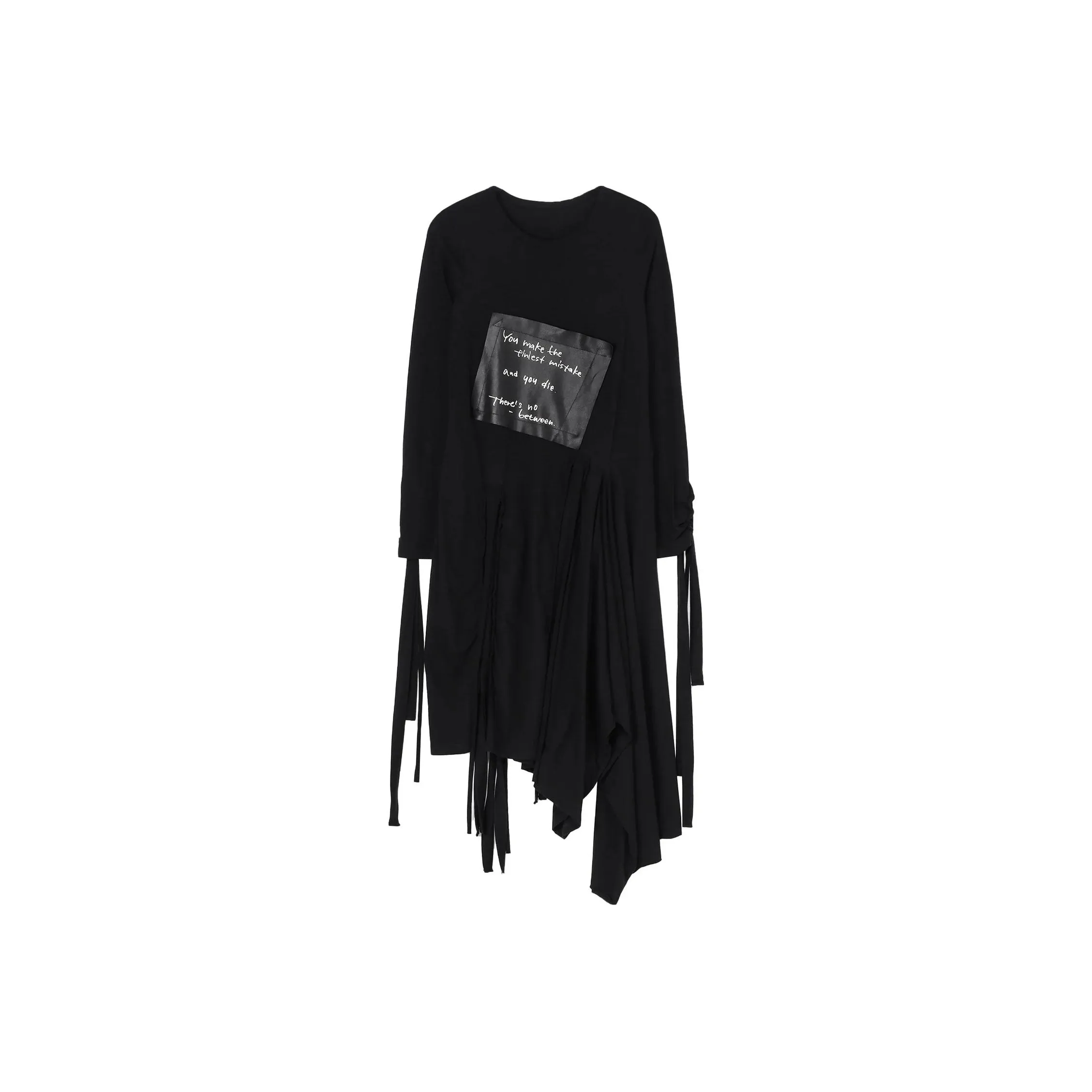 Yohji Yamamoto Long Sleeved Dress Women's Black