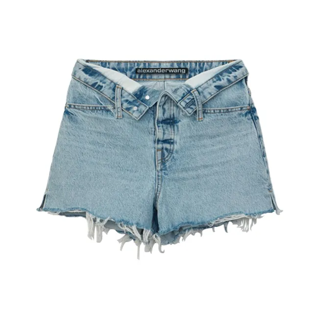 alexander wang Синие Женские Джинсовые Шорты