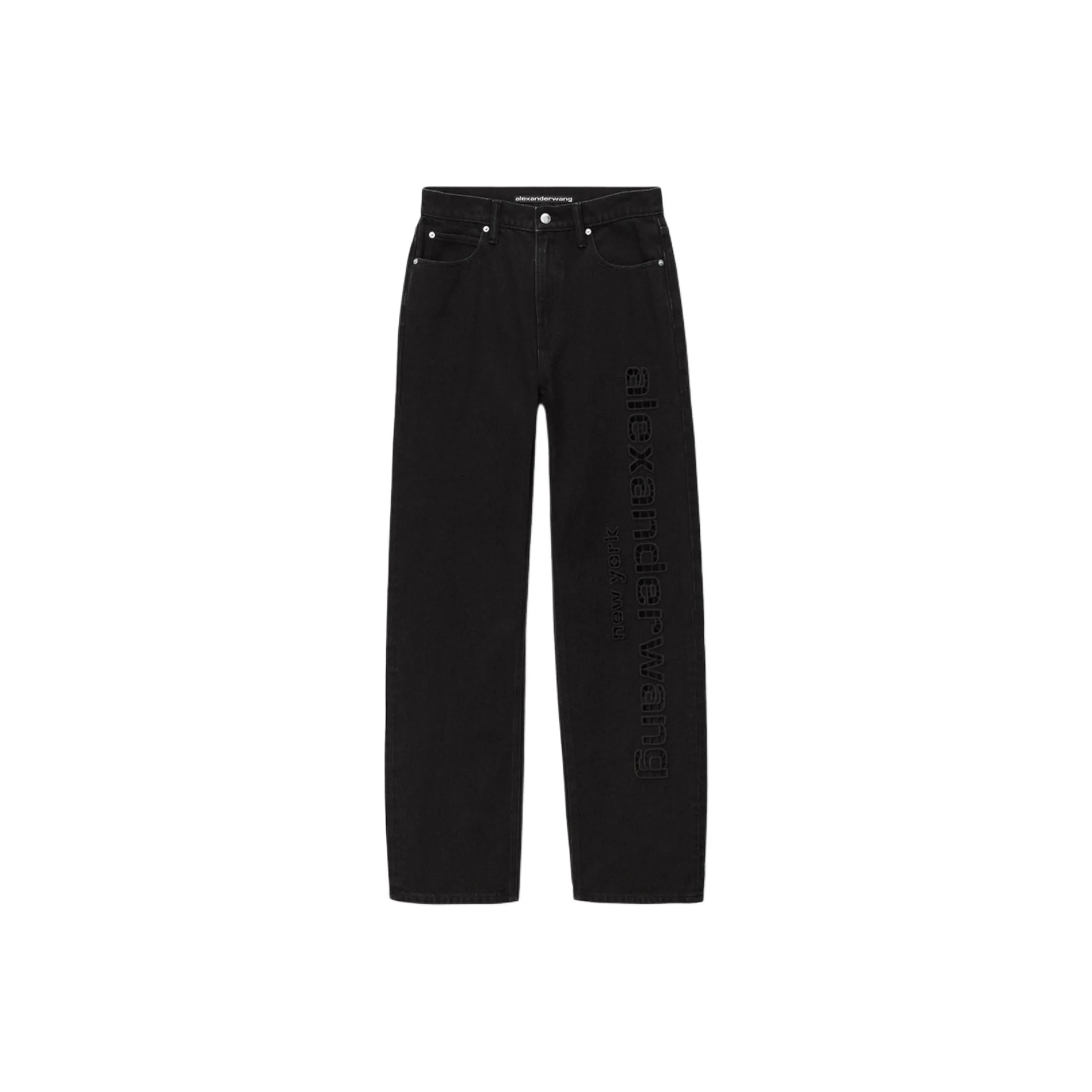 Alexander Wang Ez Embroidered Straight leg Trousers