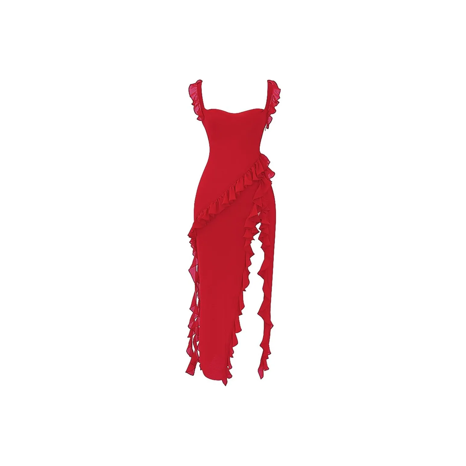 HOUSE OF CB Slip Dress Women's Cherry Red
