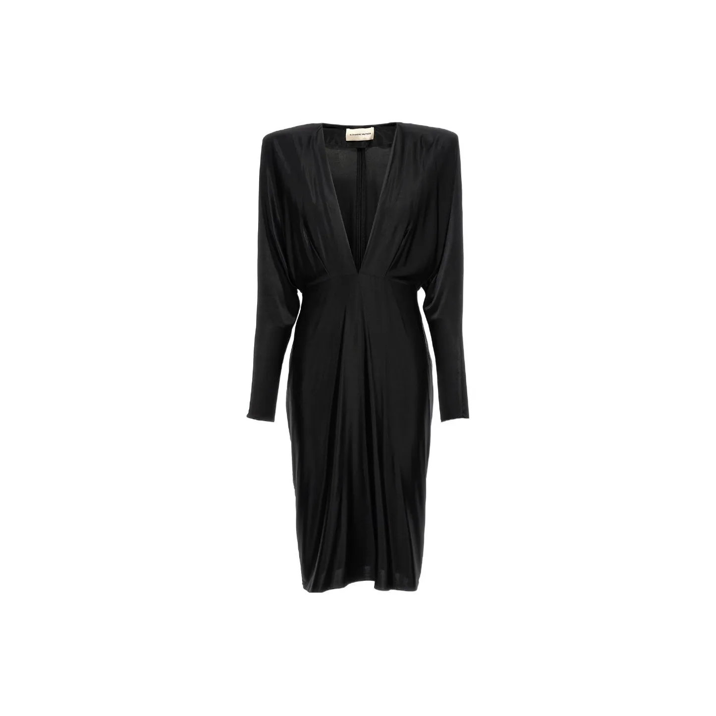 Alexandre Vauthier V Neck Jersey Dress