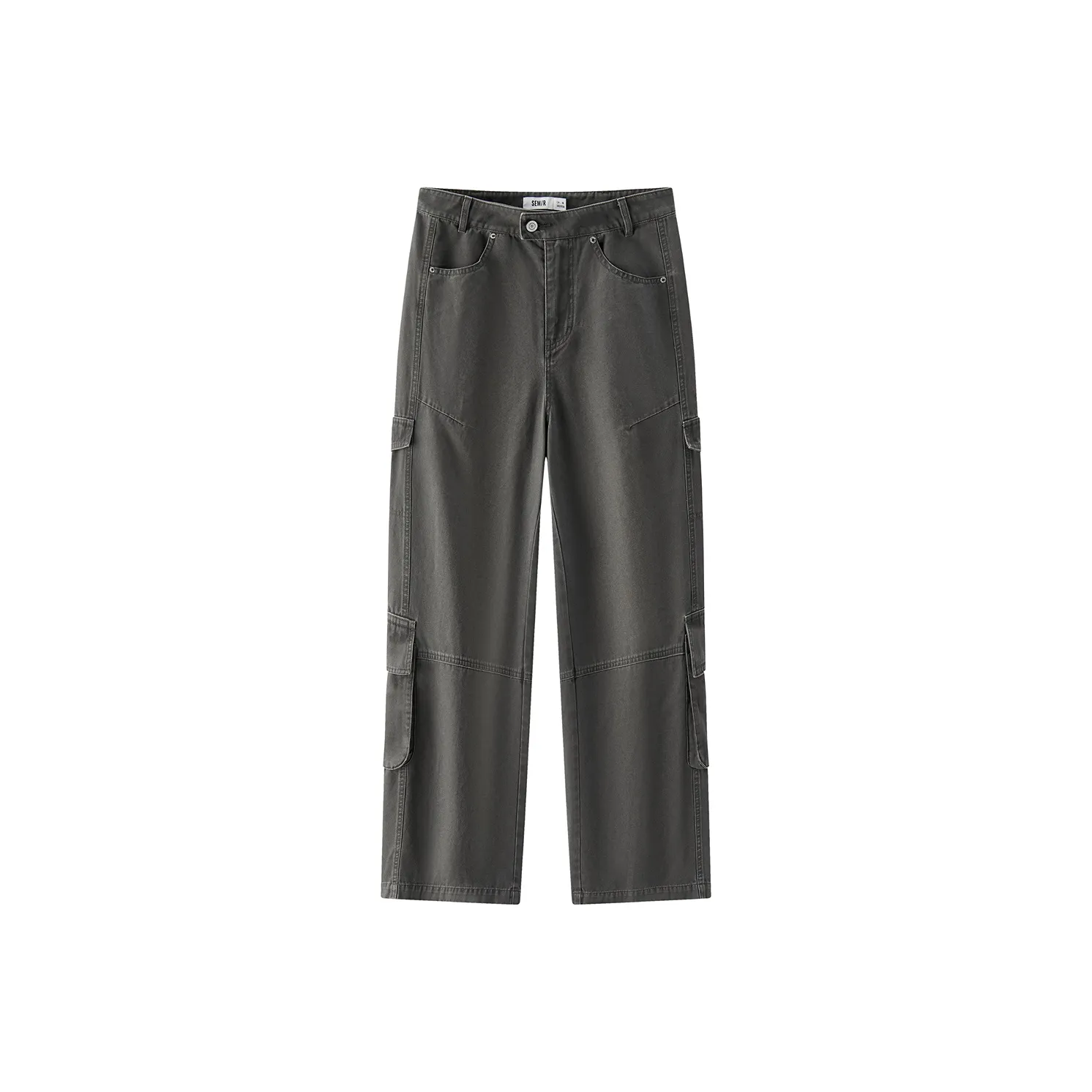 SEM R Карго Брюки Женские Средне-Серые