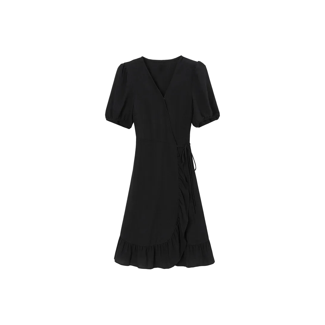 PAIN OR PLEASURE Короткий рукав Платье Женское Черное