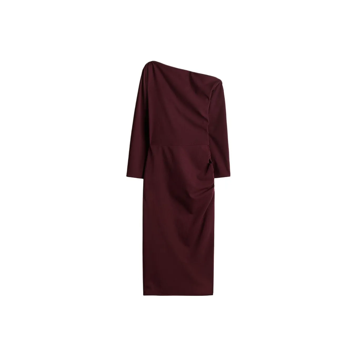 H&M Long Sleeved Dress Women's Burgundy