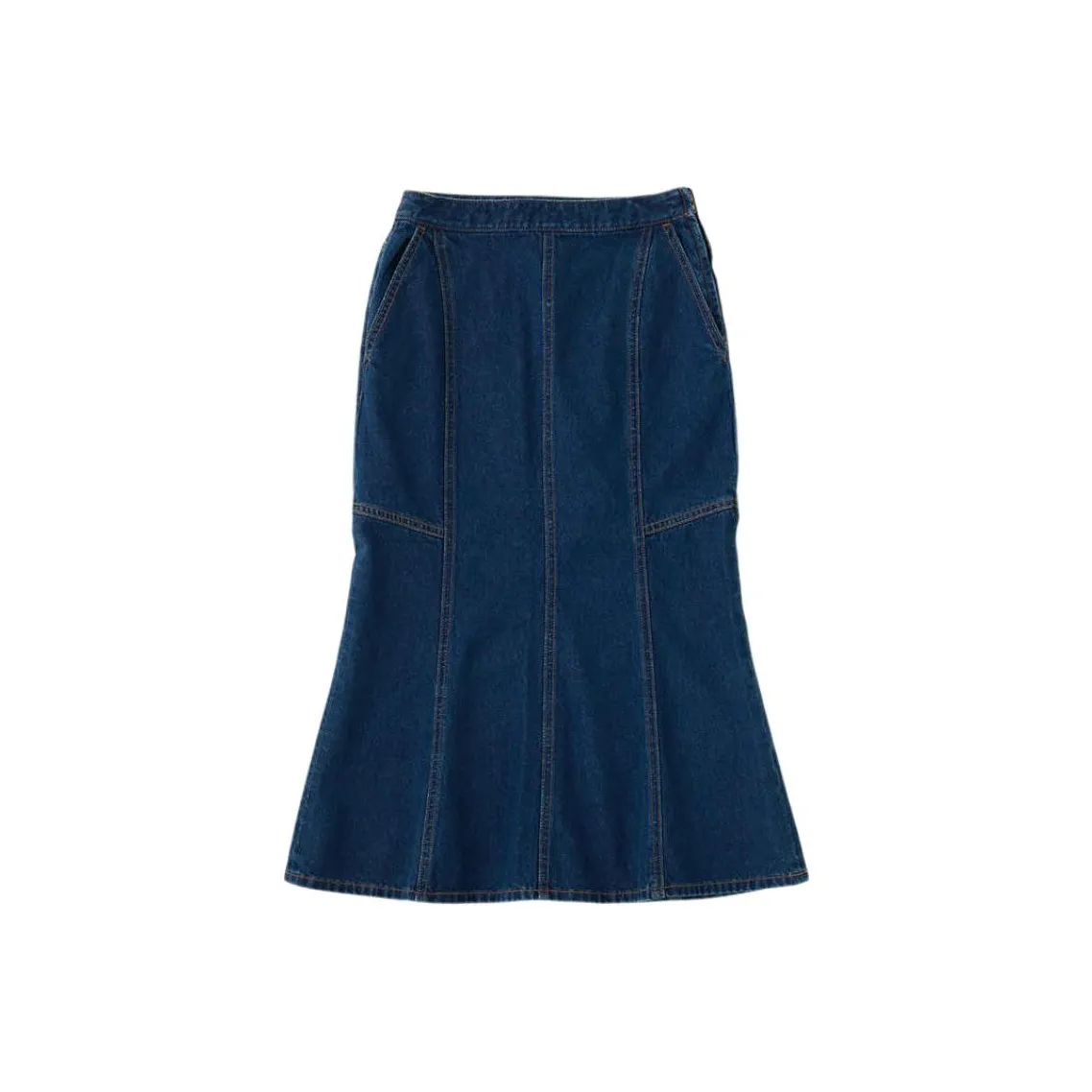 MOUSSY collaboration Denim Long Skirt Women's