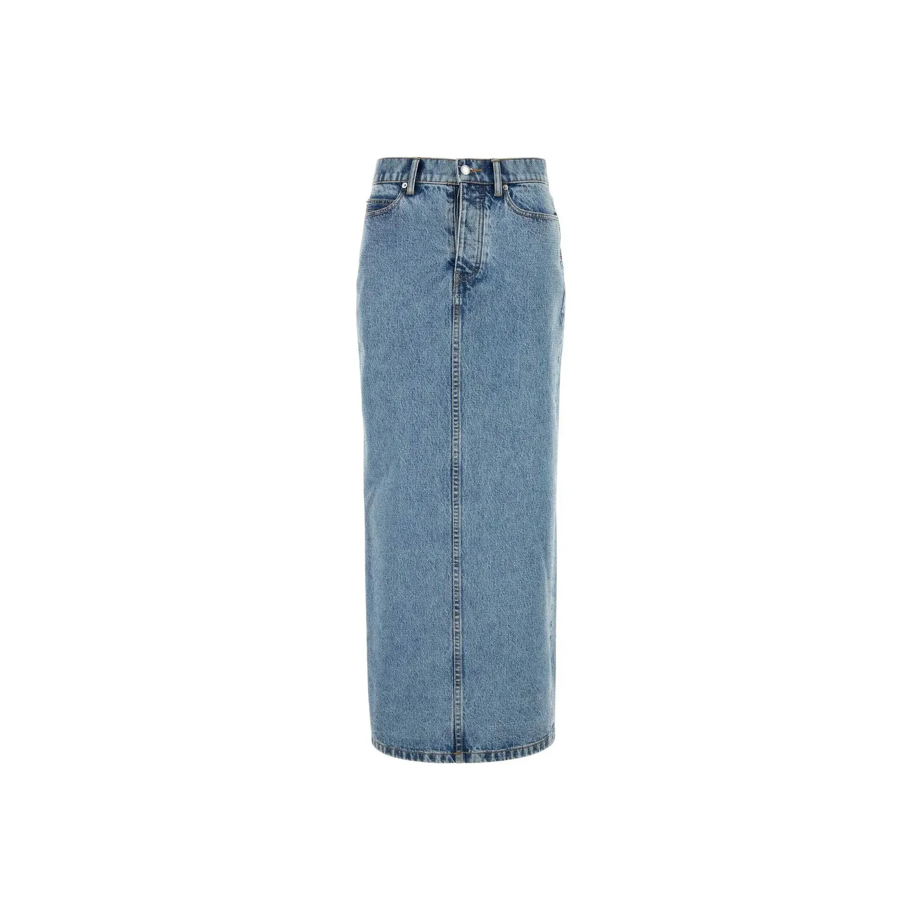 Alexander Wang Rear Slit Denim Skirt