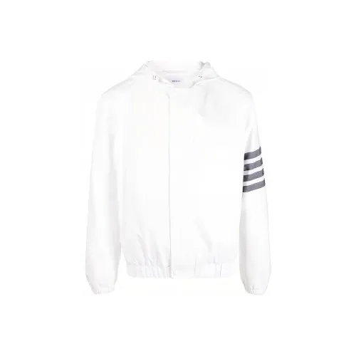 THOM BROWNE Белый Мужские Куртки