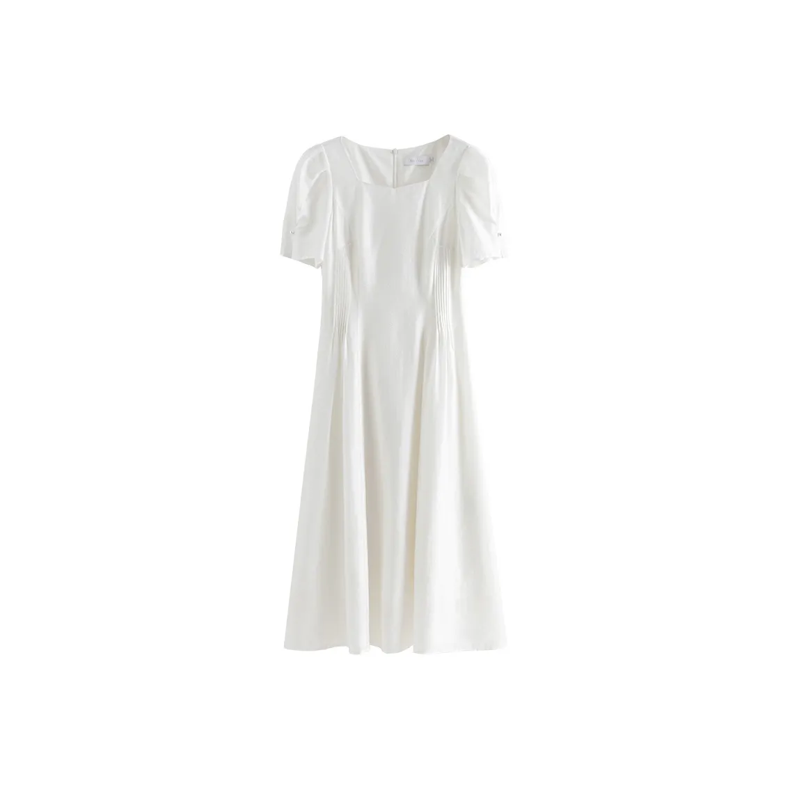 FANSILANEN Короткий рукав Платье Женское Белое