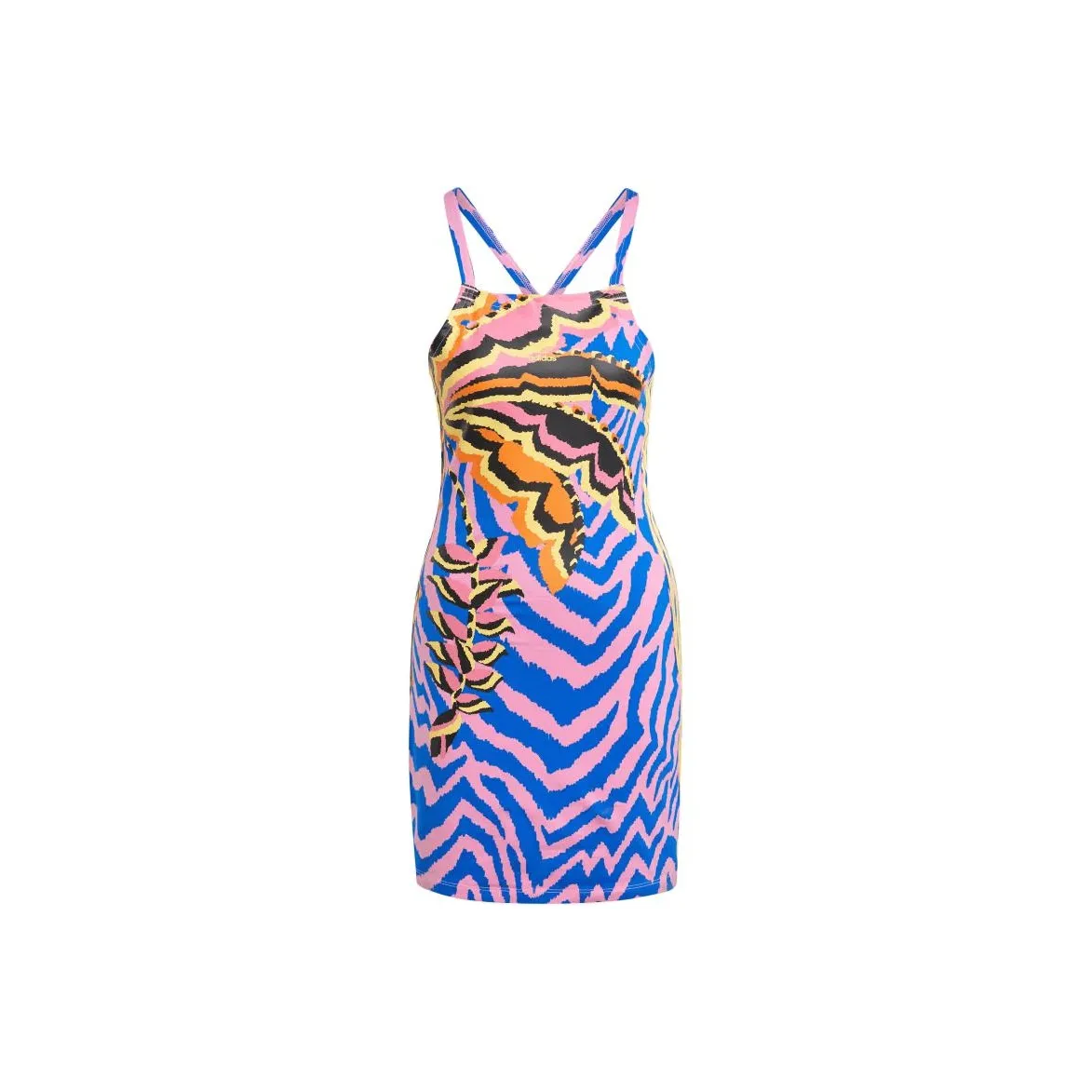 Adidas Originals Adidas X Farm Rio 3 Stripes Mini Dress