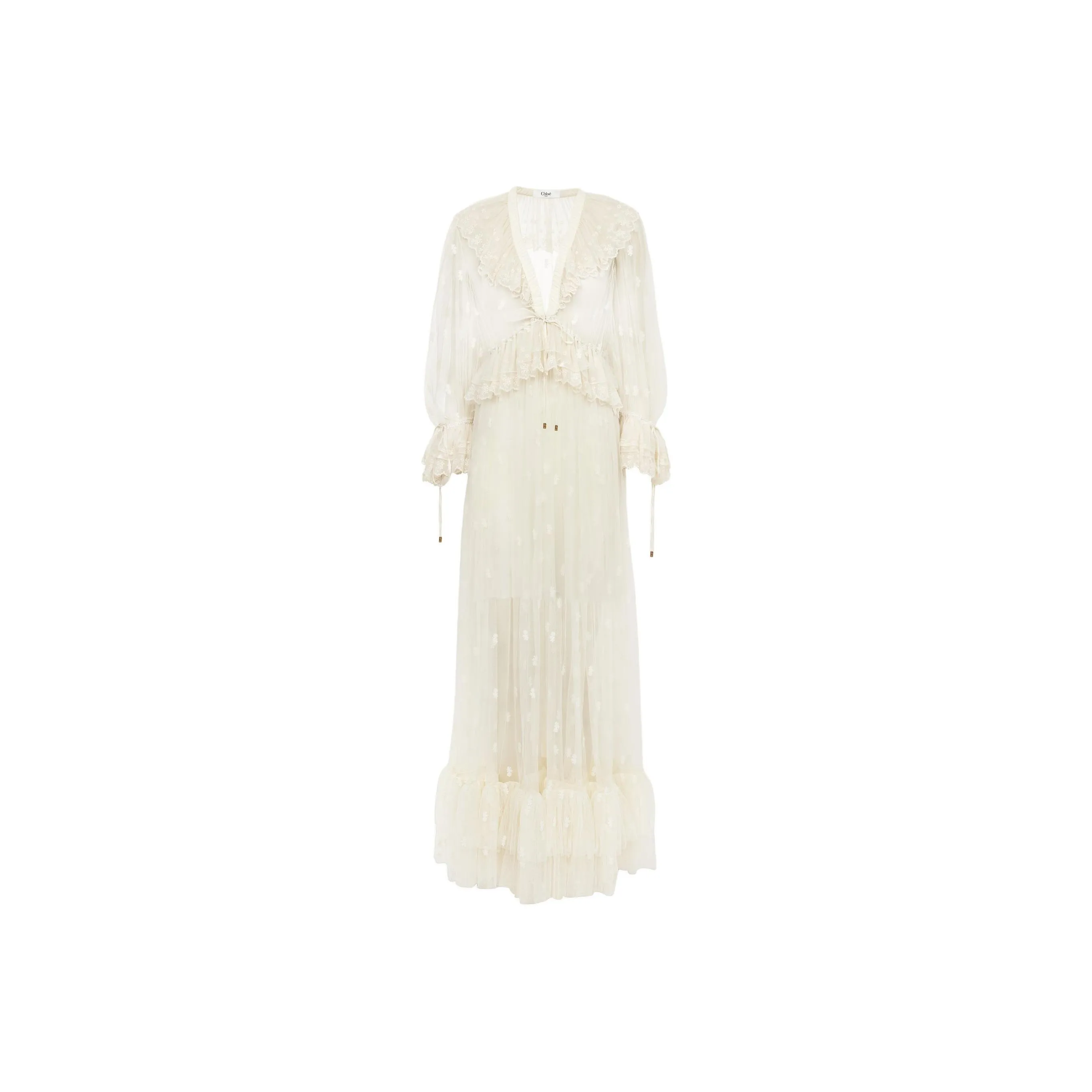 Chloé Floral embroidered Maxi Dress