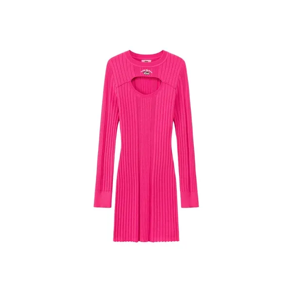 CHUU Long-Sleeved Dresses Women's Fuchsia