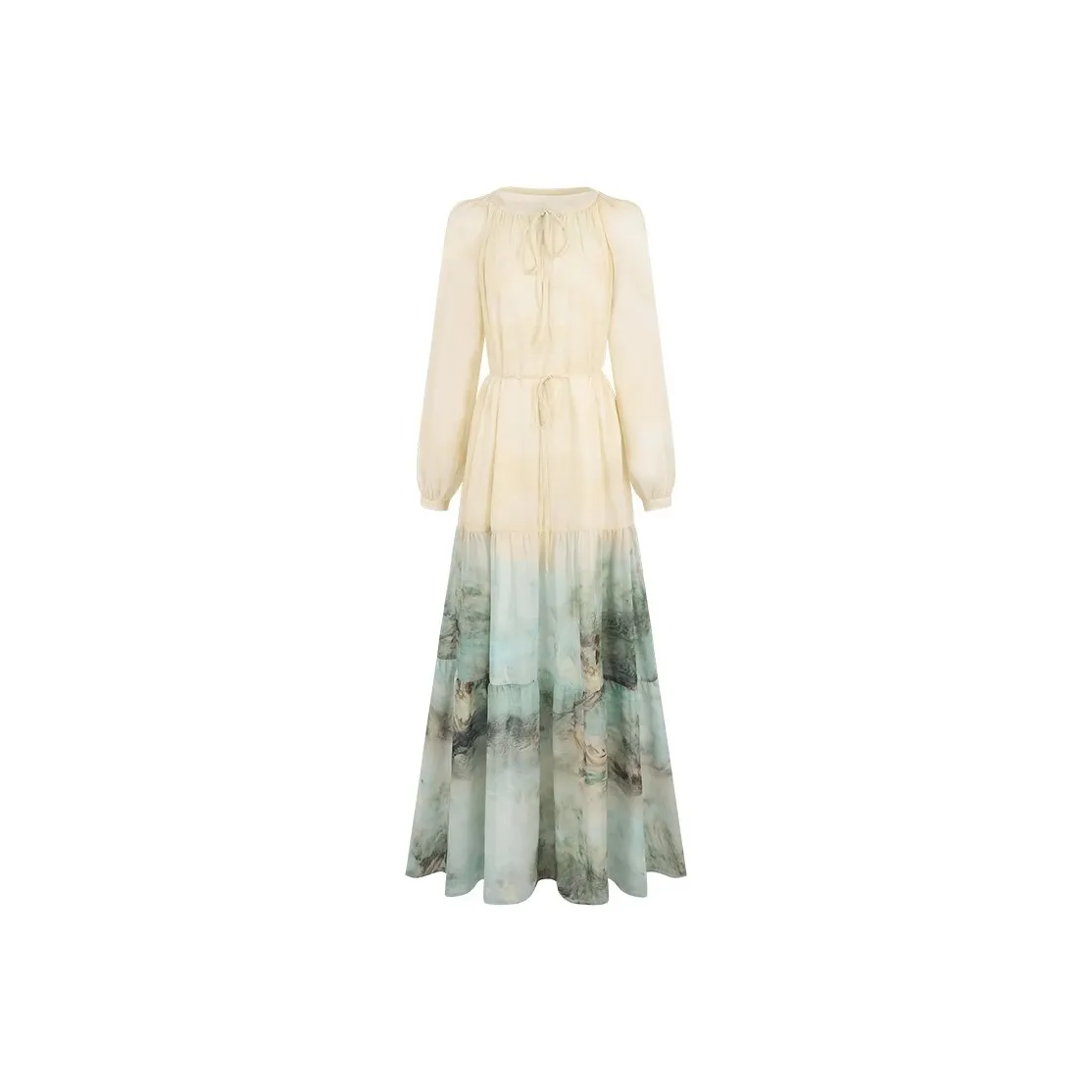 PAVLISOVA Long Sleeved Dress Women's Ink Wash