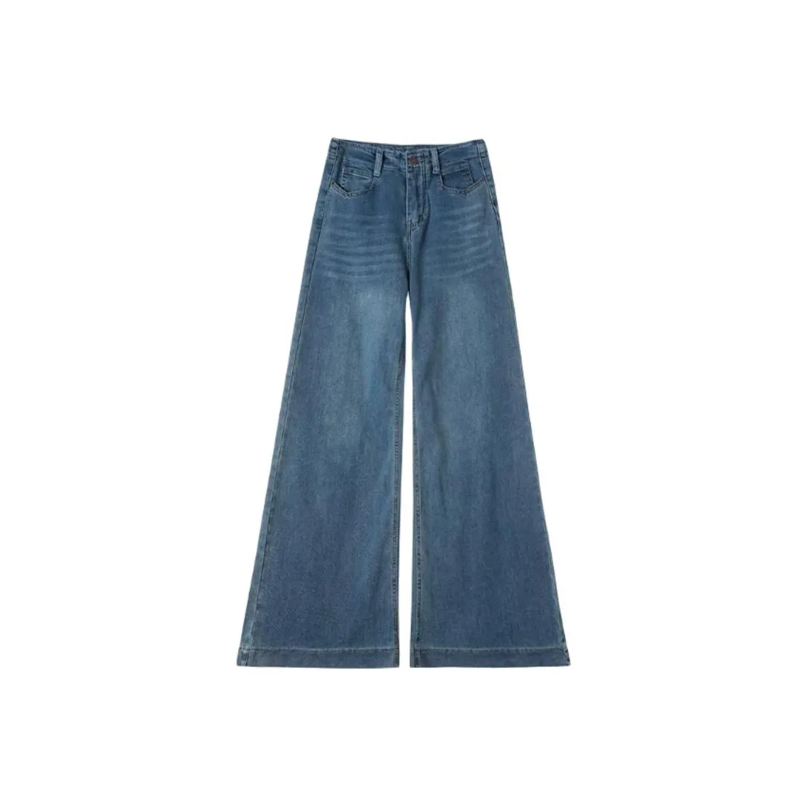 YICHEN Джинсы Женские Винтаж Синий