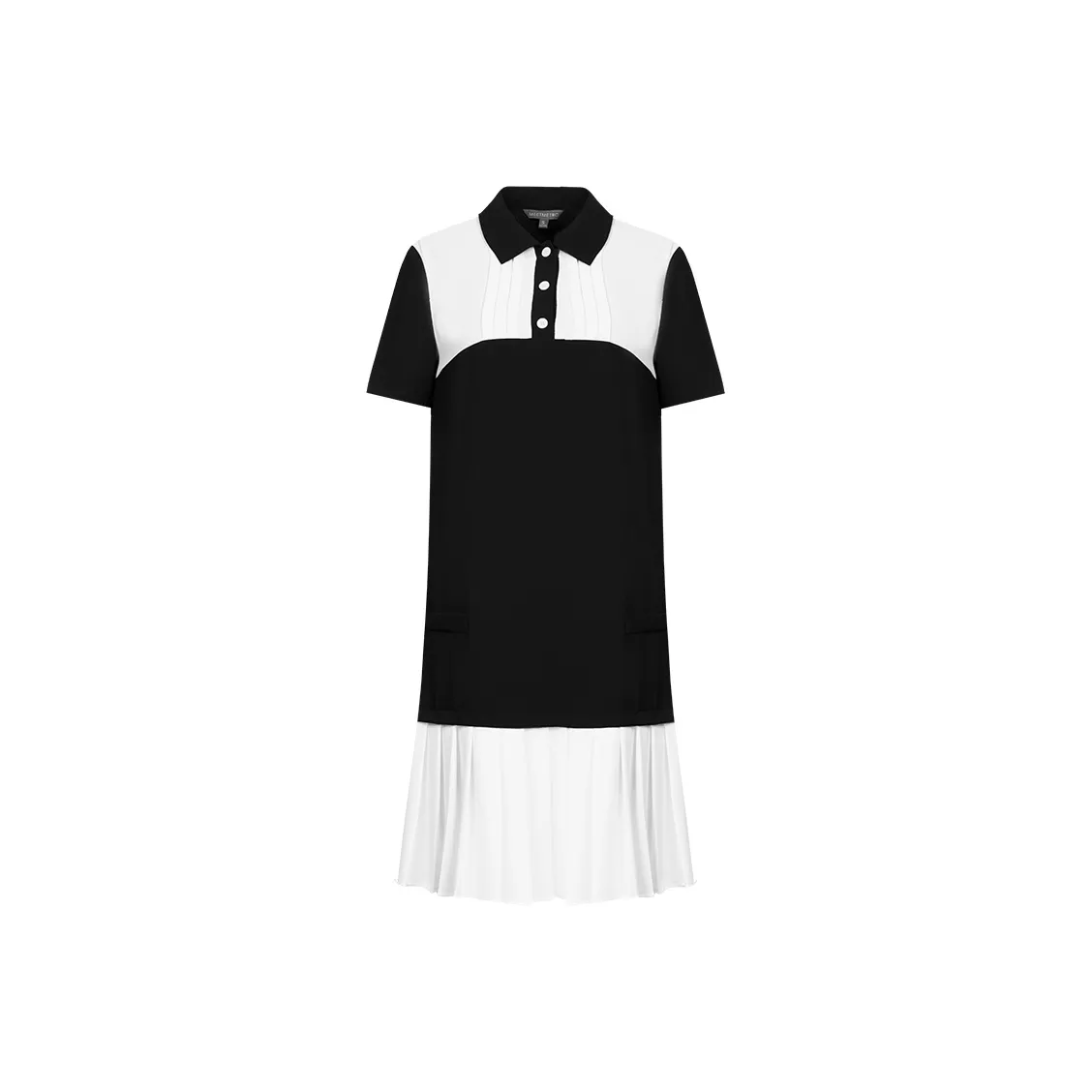 MeetMetro Short Sleeved Dresses Women's Black