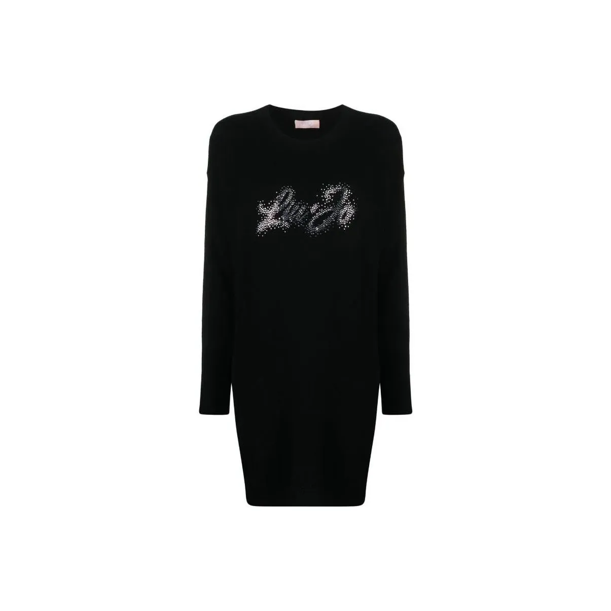 LIU·JO Rhinestone embellished Sweater Minidress