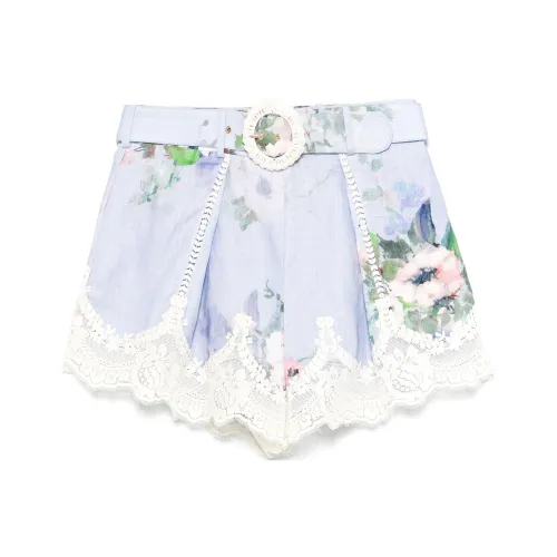 Zimmermann Синие Женские Повседневные Шорты
