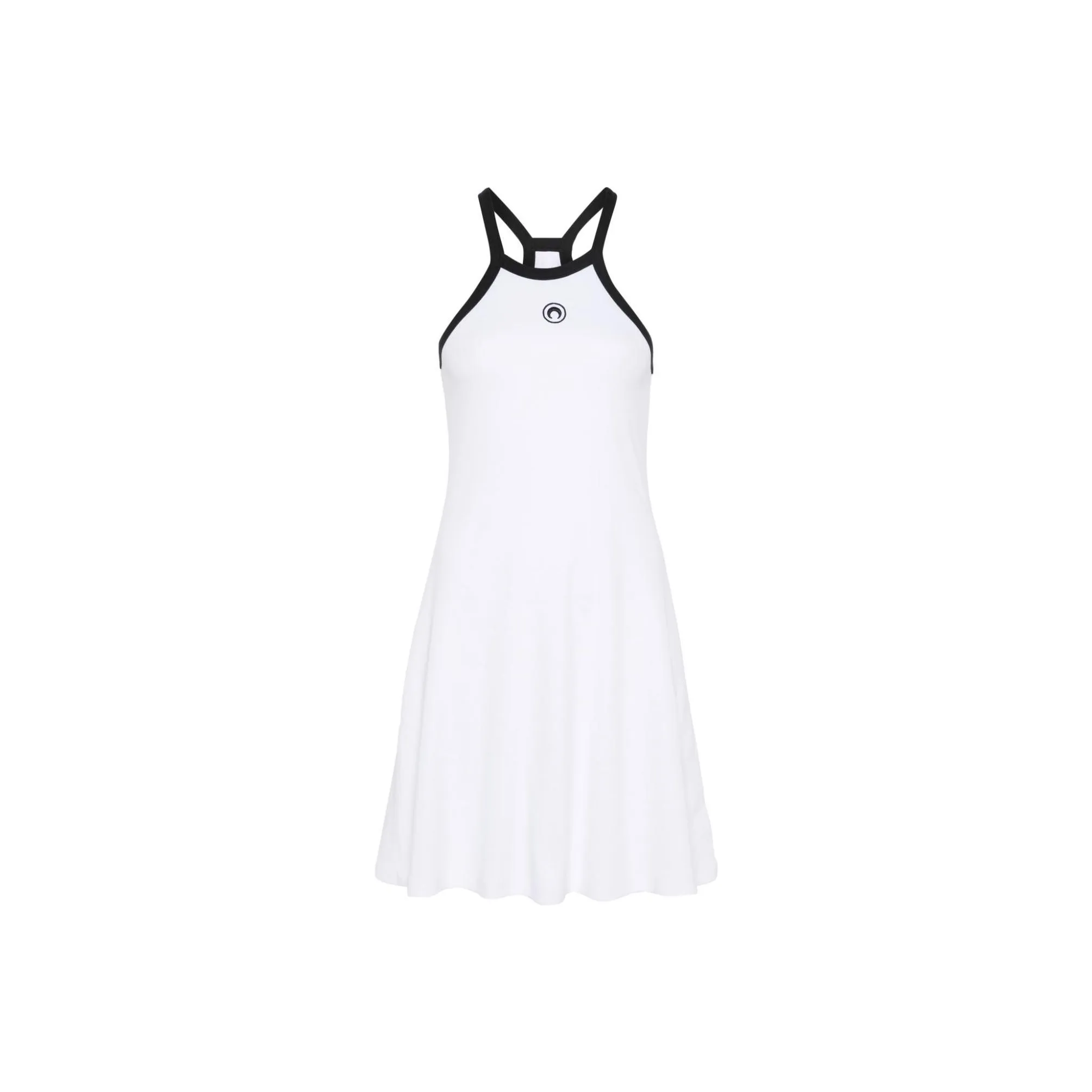 Marine Serre Crescent Moon embroidered Mini Dress