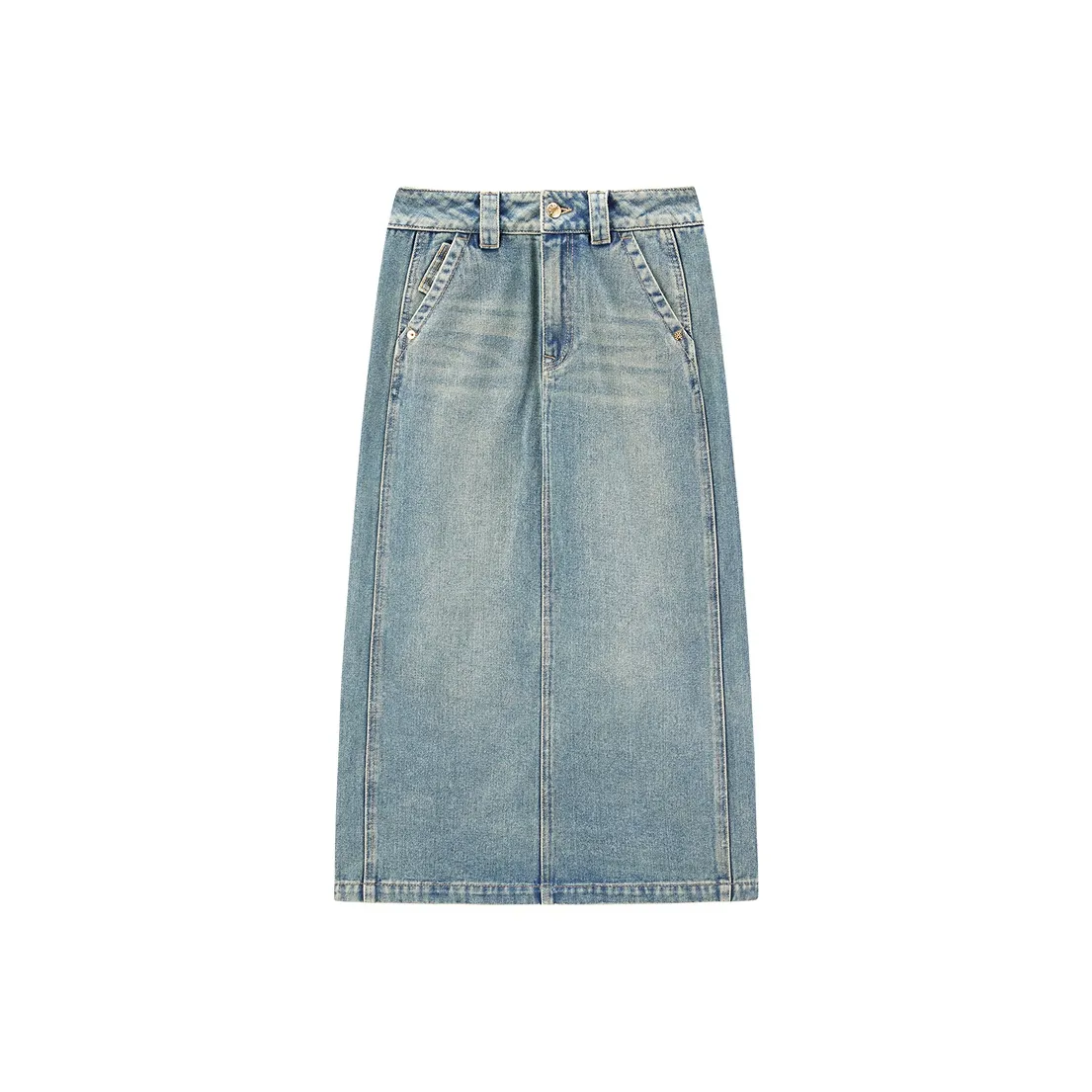 PEACEBIRD Denim Casual Dress Women's