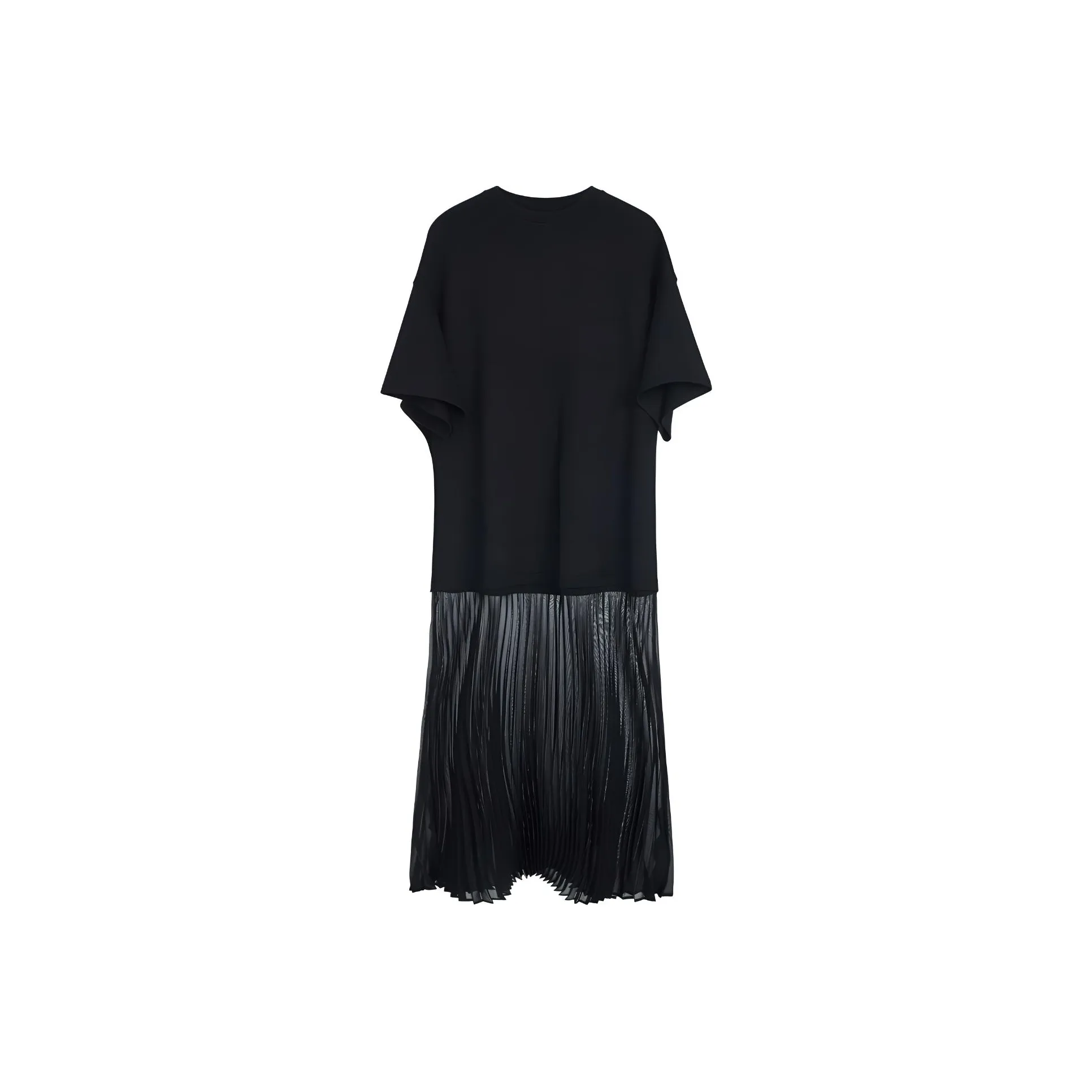 MODULER XIACHUAN Short-Sleeved Dresses Women's Black