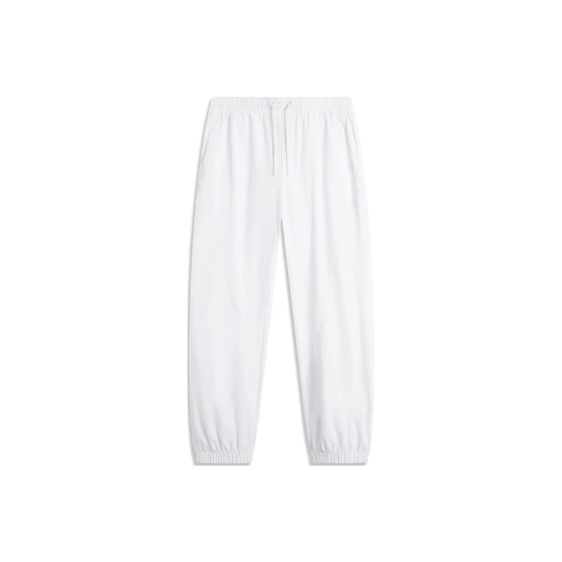 LiNing Sports Lifestyle Collection Sports Trendy Collection Knitted Sports Pants Women's Standard White