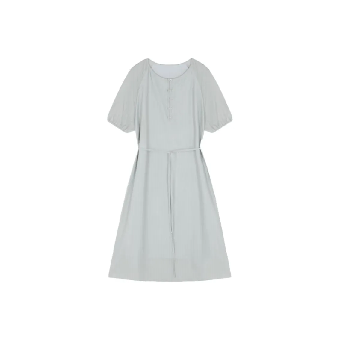 IHIMI Короткий рукав Платье Женское Мятно-зеленый