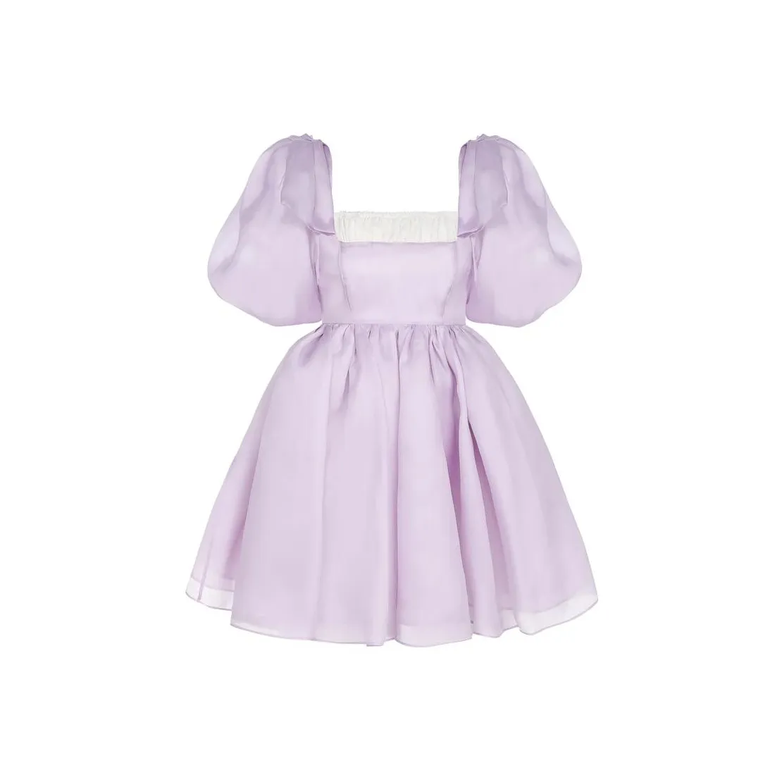 Selkie Short Sleeved Dresses Women's Light Purple