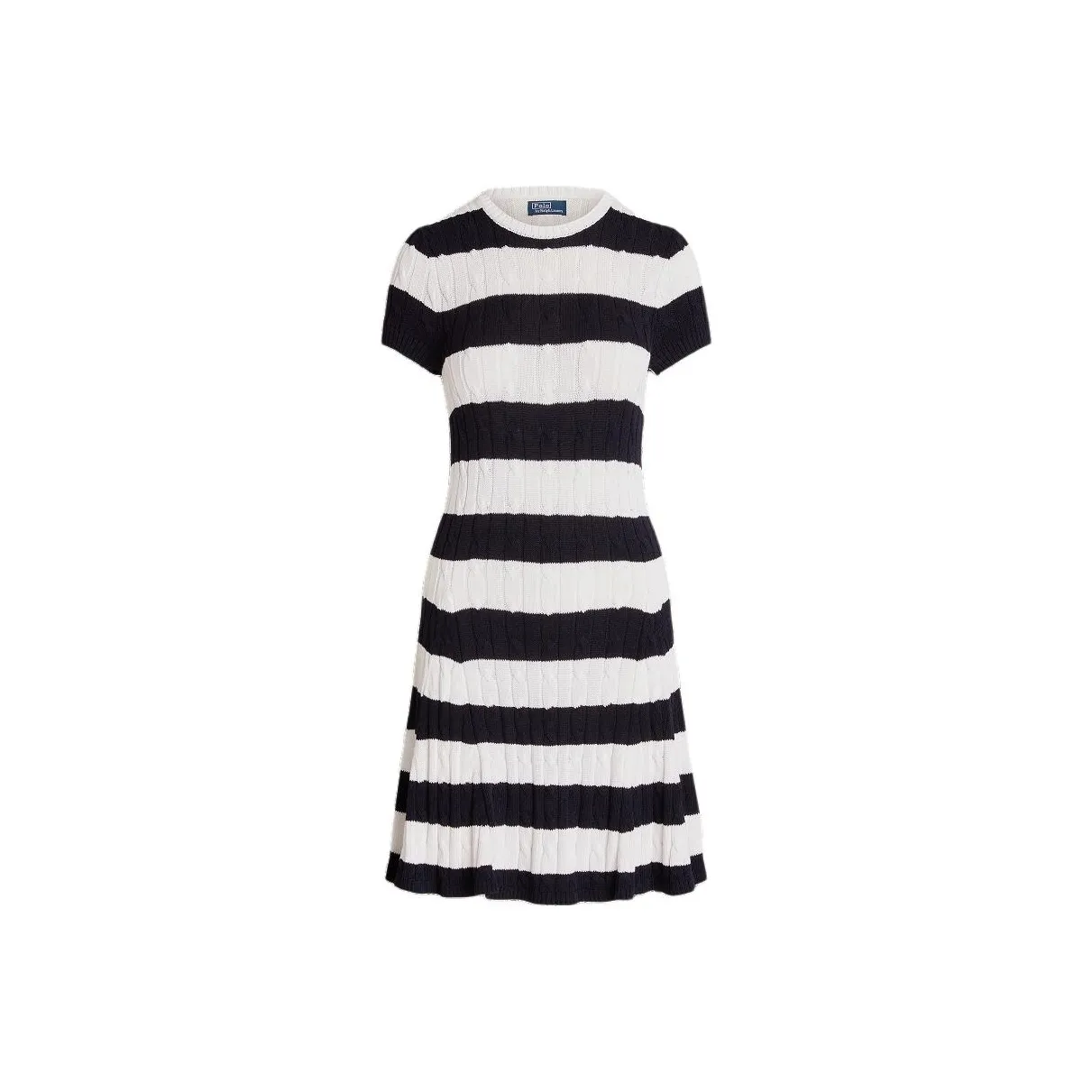 Polo Ralph Lauren SS24 Короткий рукав Платье Женское Синий Белый