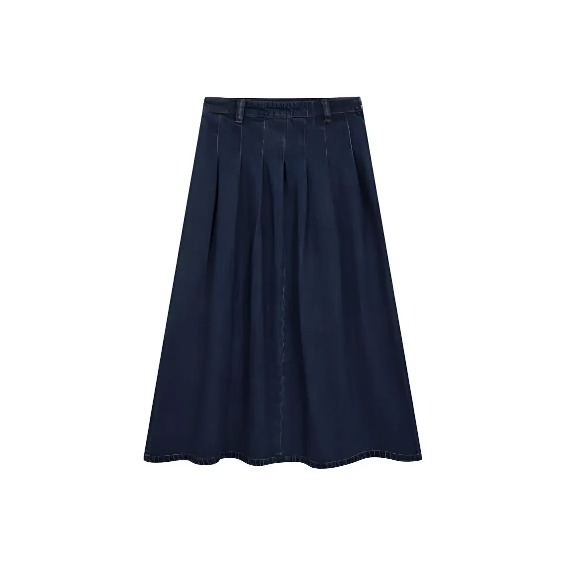 Mo Han Yi Mei Деним Длинный Юбка Женские Темно-синий