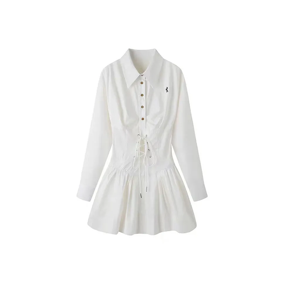 CPAURA Длинное платье с длинными рукавами женское