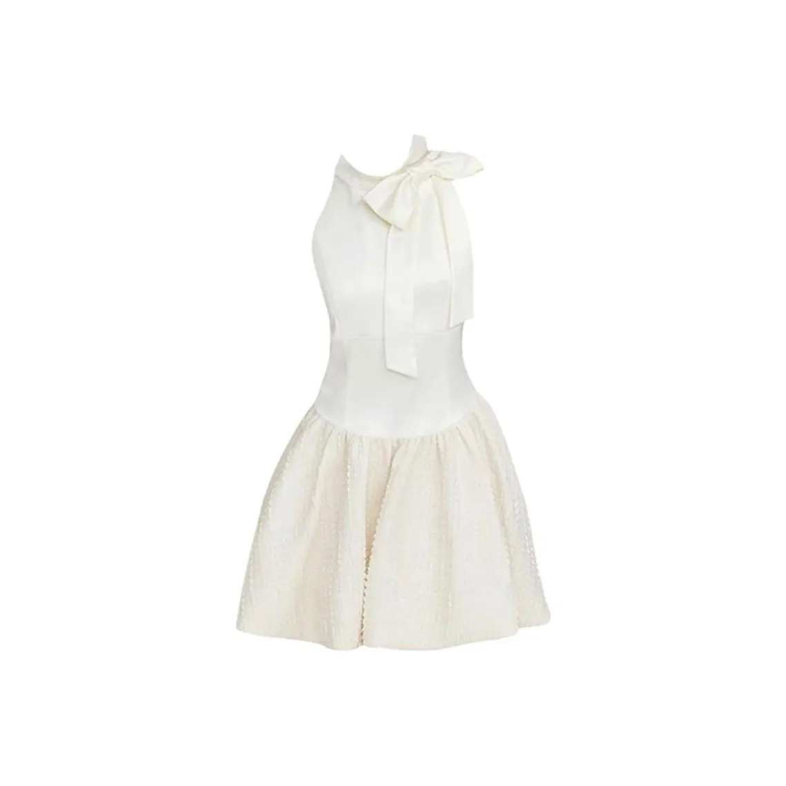 Qingli Wanton Slip Платье Женское Кремовый Абрикос