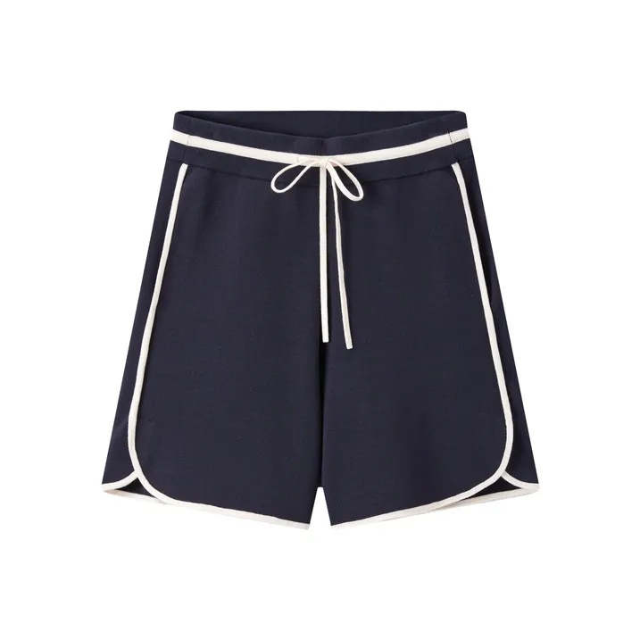 PEACEBIRD Темно-синие Женские Повседневные шорты