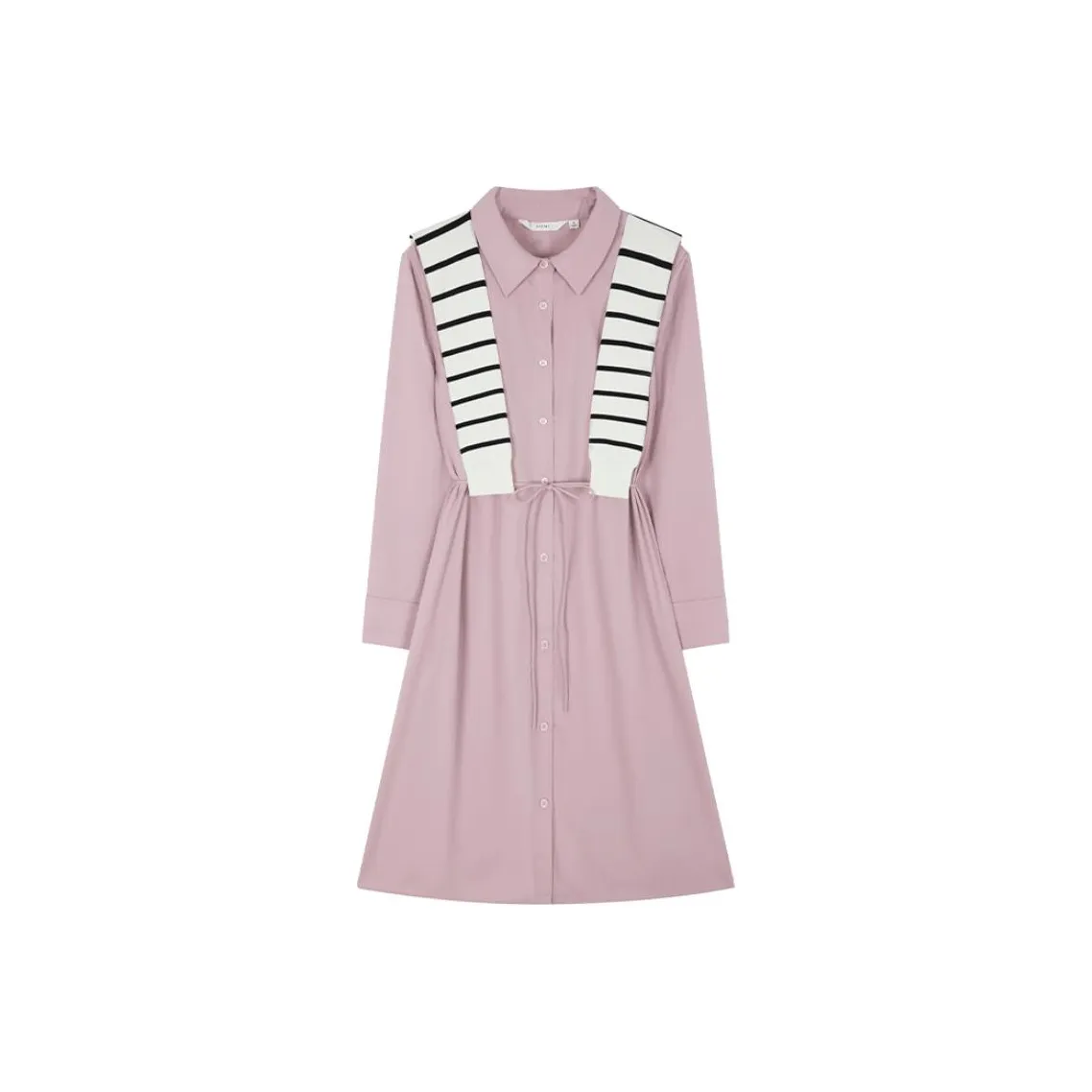 IHIMI Long Sleeved Dress Women's Dusty Pink