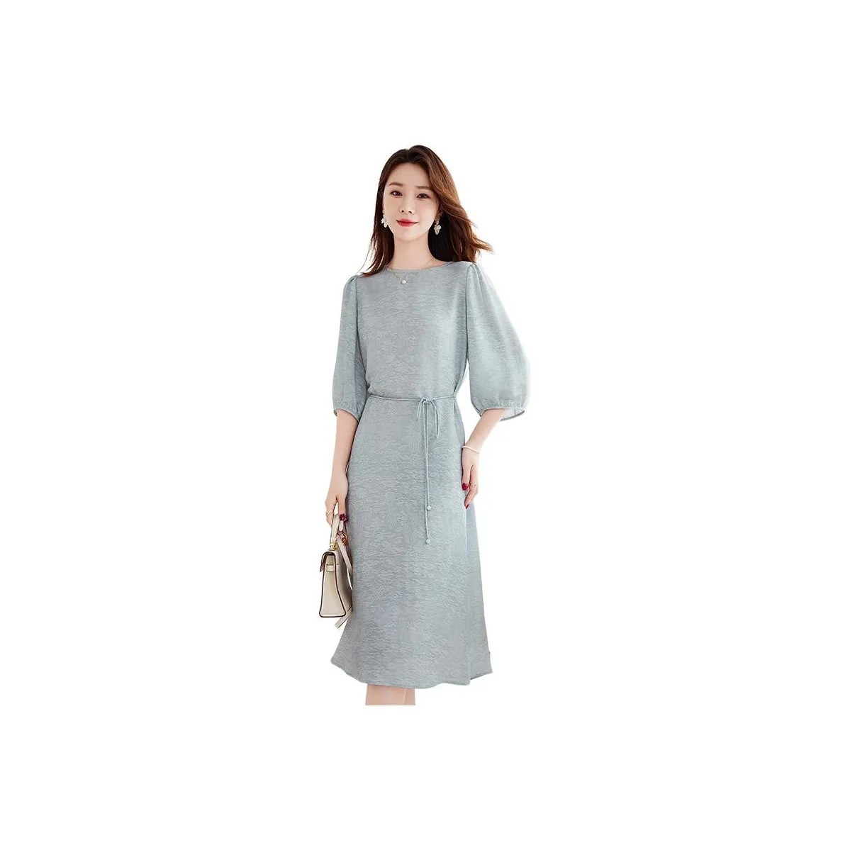 Yi Mengyuan Silk Short Sleeved Dress Women's