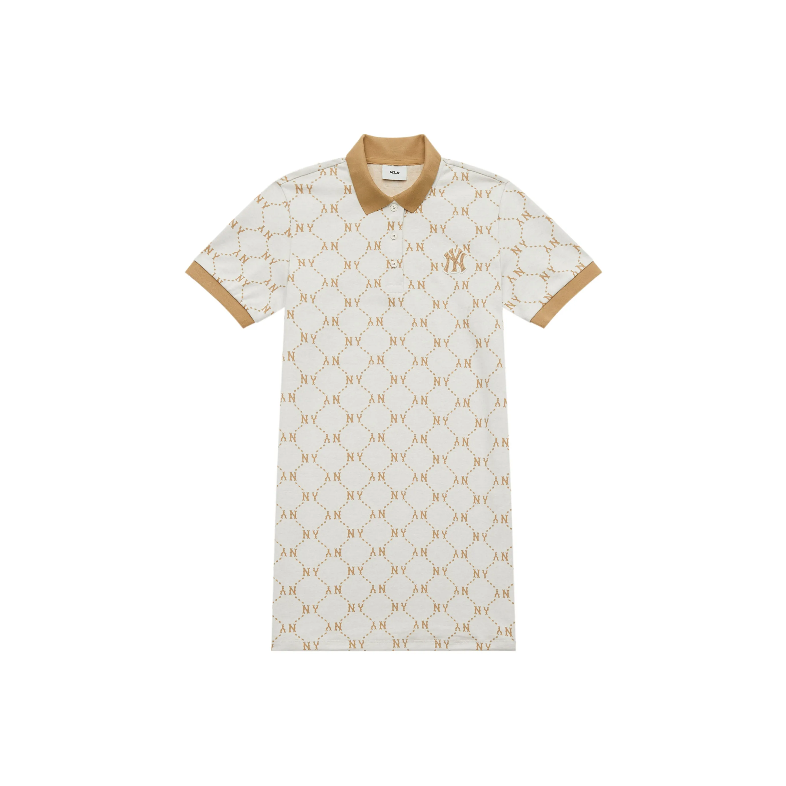 MLB SS24 Short Sleeved Dress Women's Cream