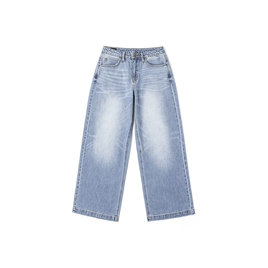 Lee совместный бренд SS25 Джинсы Женские Средний Светло-Синий