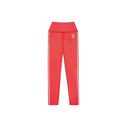 SPORTY & RICH Red Женские Леггинсы