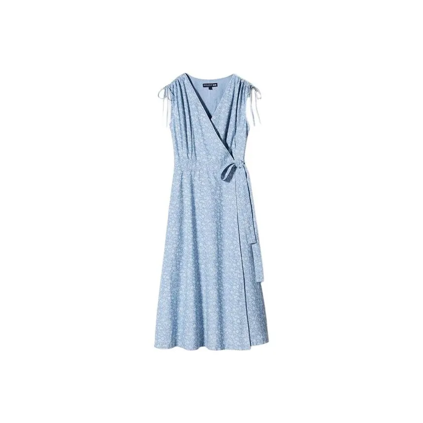 UNIQLO x INES DE LA FRESSANGE UNIQLO X Ines De La Fressange Sleeveless Dress Women's Sky Blue