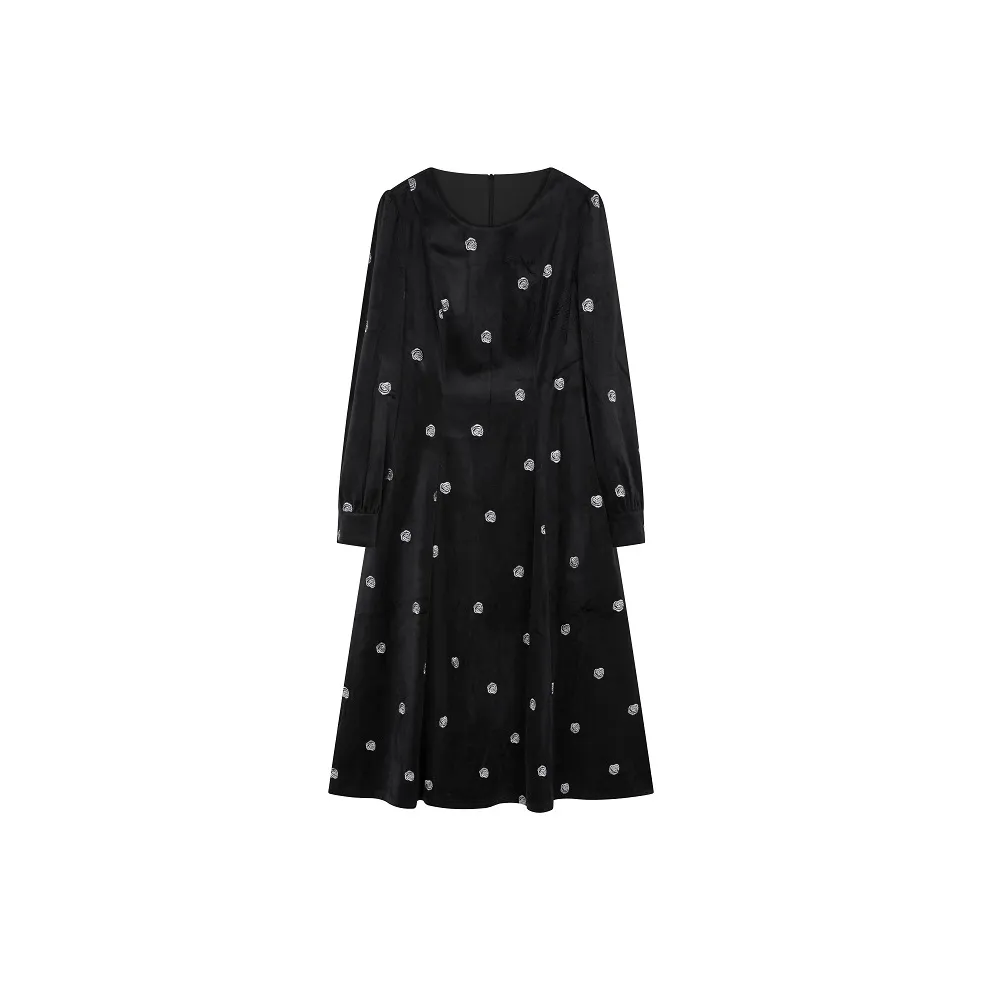 XWI Long Sleeved Dresses Women's Black