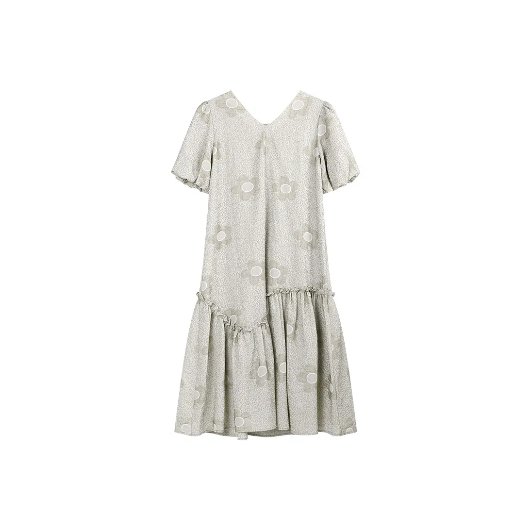 THE SEA LIFE Short Sleeved Dress Women's Tea Brown