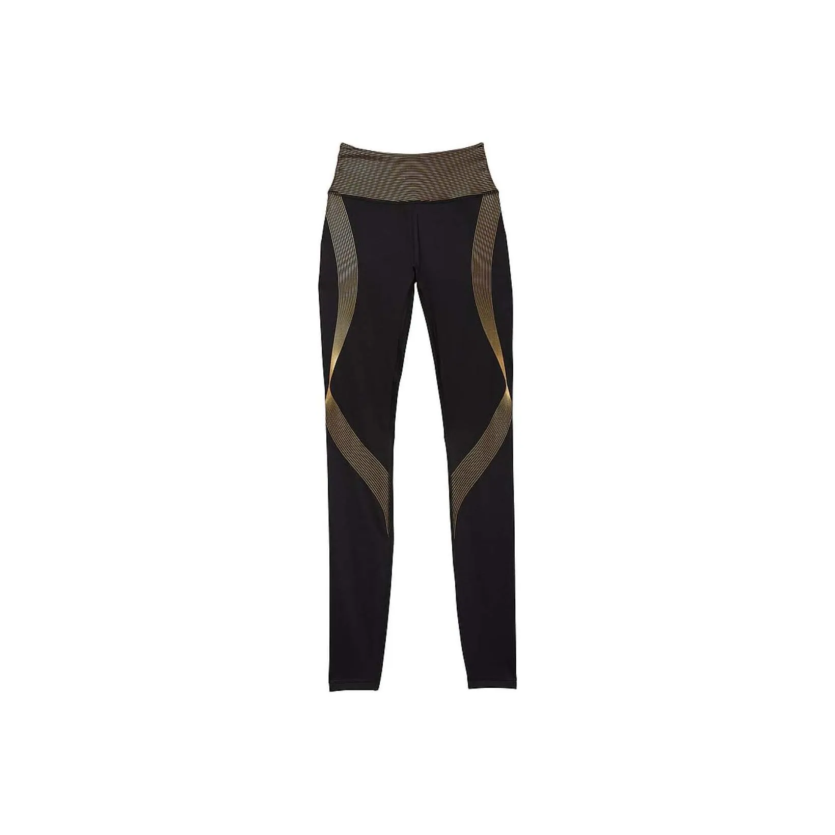 Victoria's Secret VS Sport Leggings Women's Black Gold Multicolor