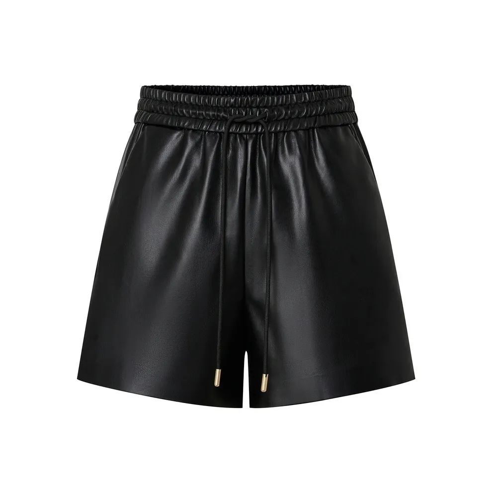 MOCO Повседневные шорты Женские Черные