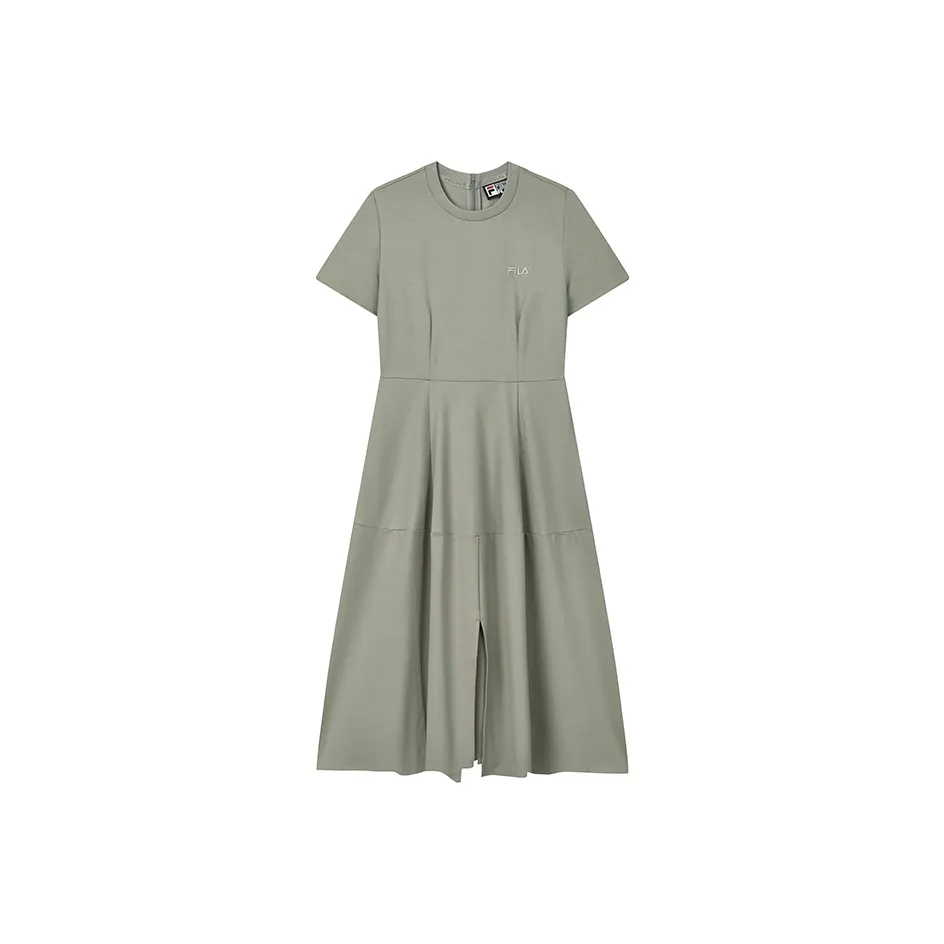 FILA ORIGINALE Short Sleeved Dress Women's Silent Gray