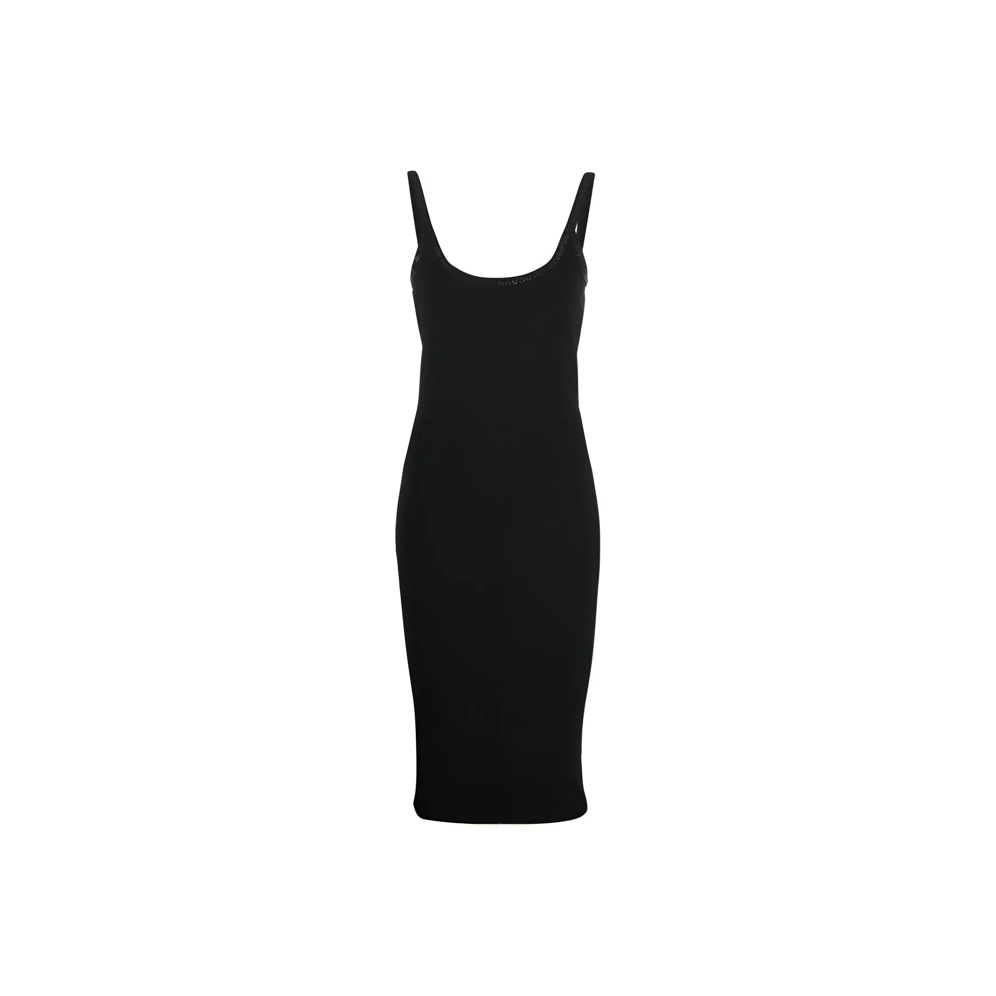 Alexander Wang Embellished Scoop Neck Midi Dress