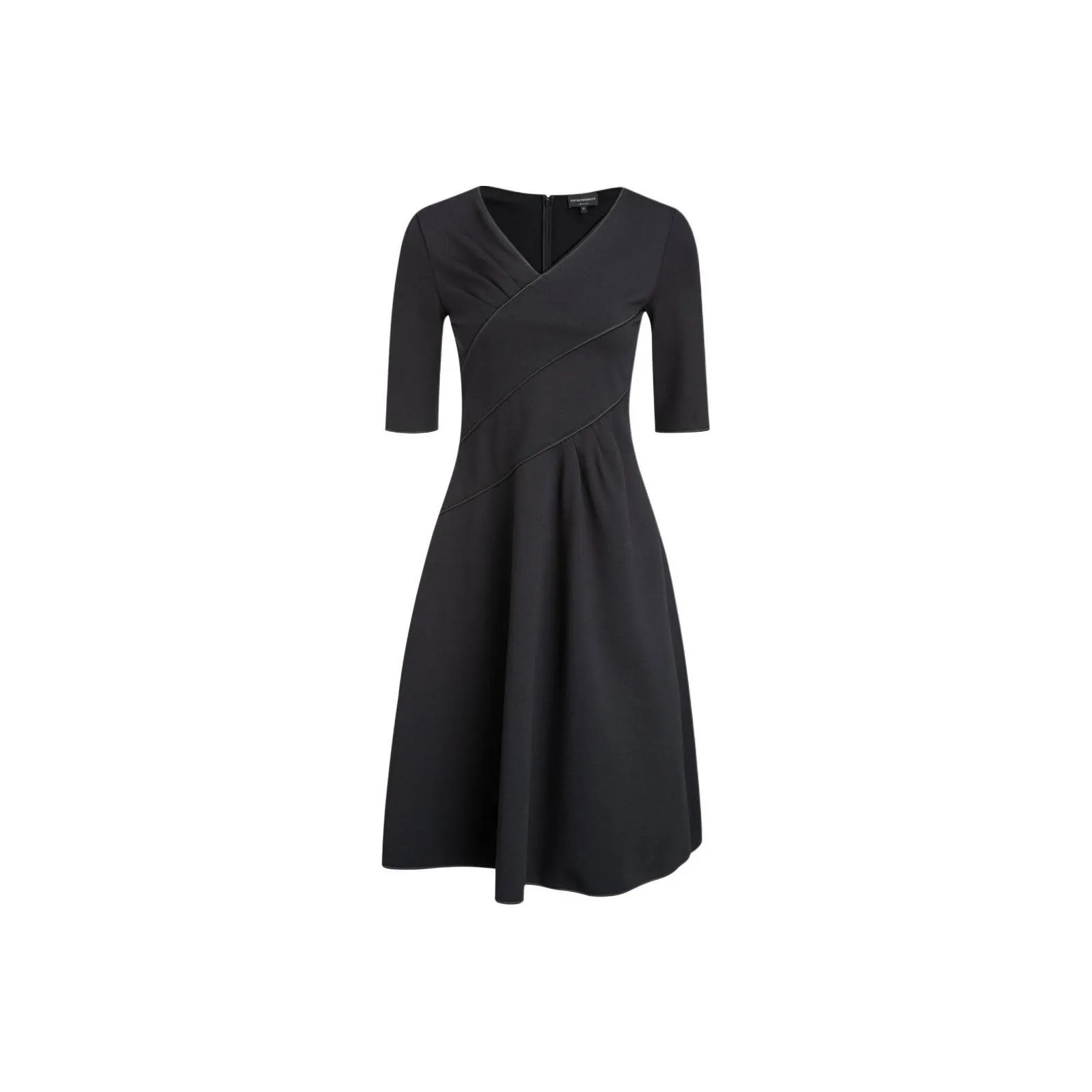 EMPORIO ARMANI Long Sleeved Dress Women's Black