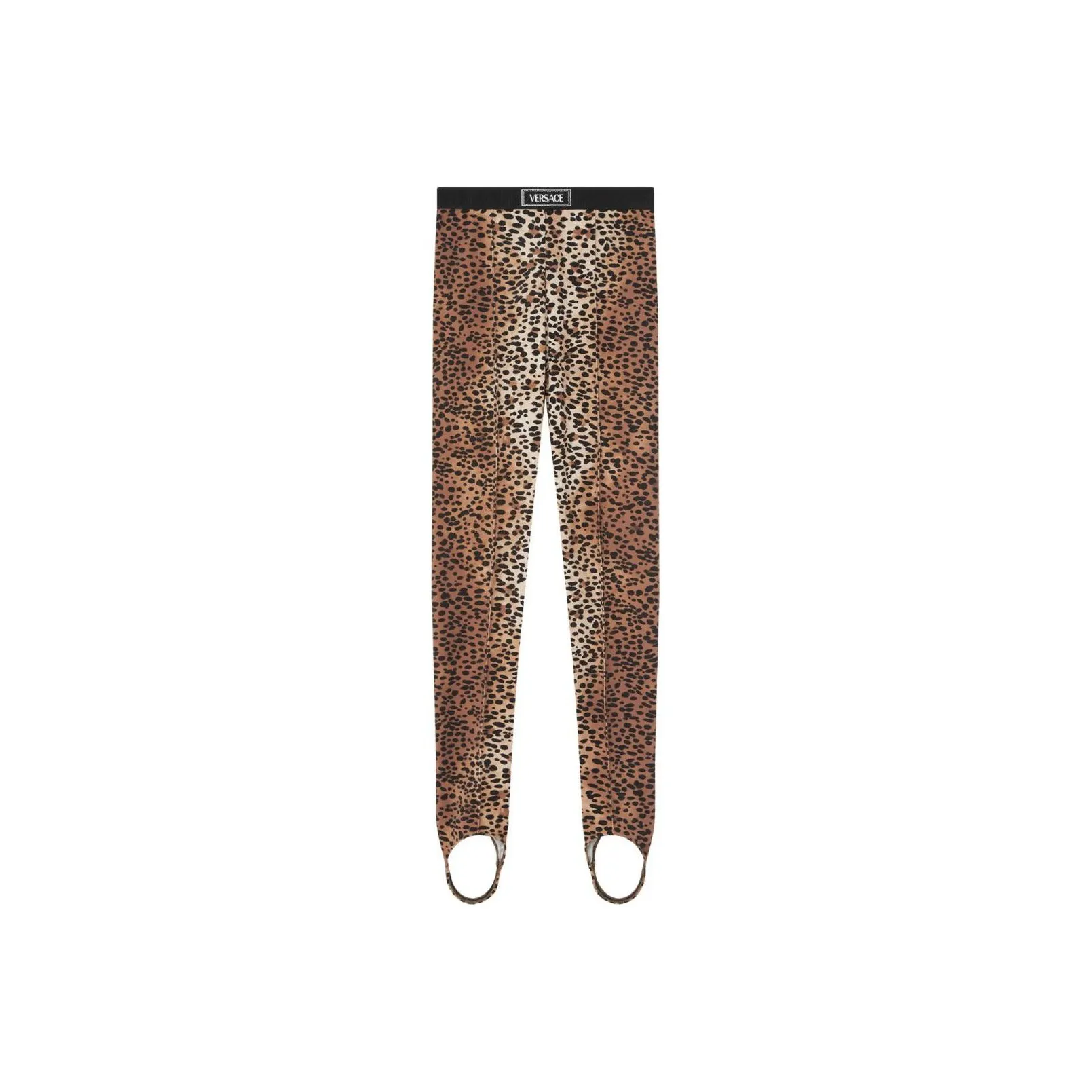 VERSACE Leopard print Stirrup Leggings