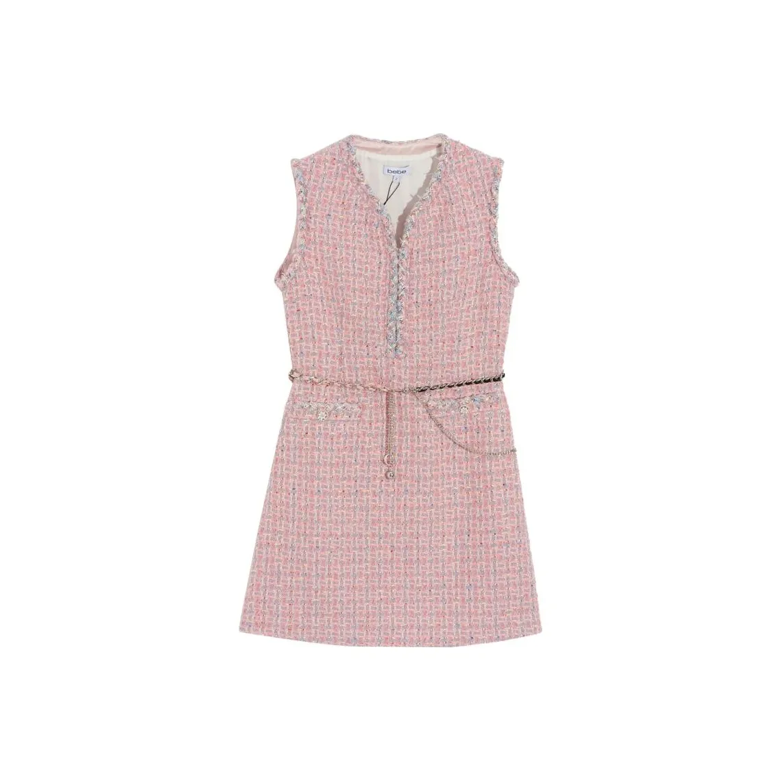 Bebe Sleeveless Dresses Women's Pink