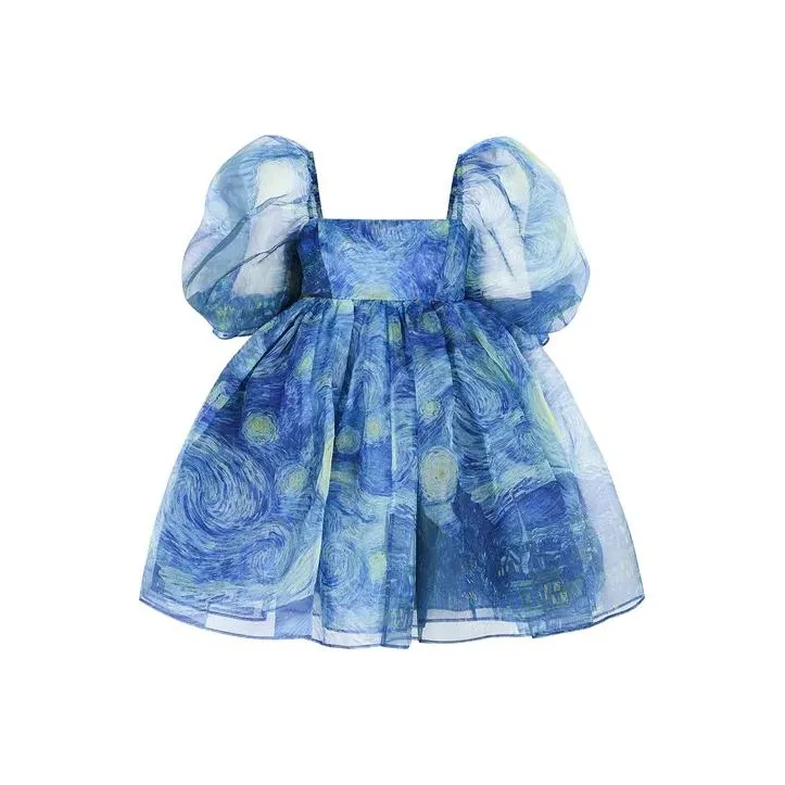 Selkie Collection Short Sleeved Dresses Women's Blue