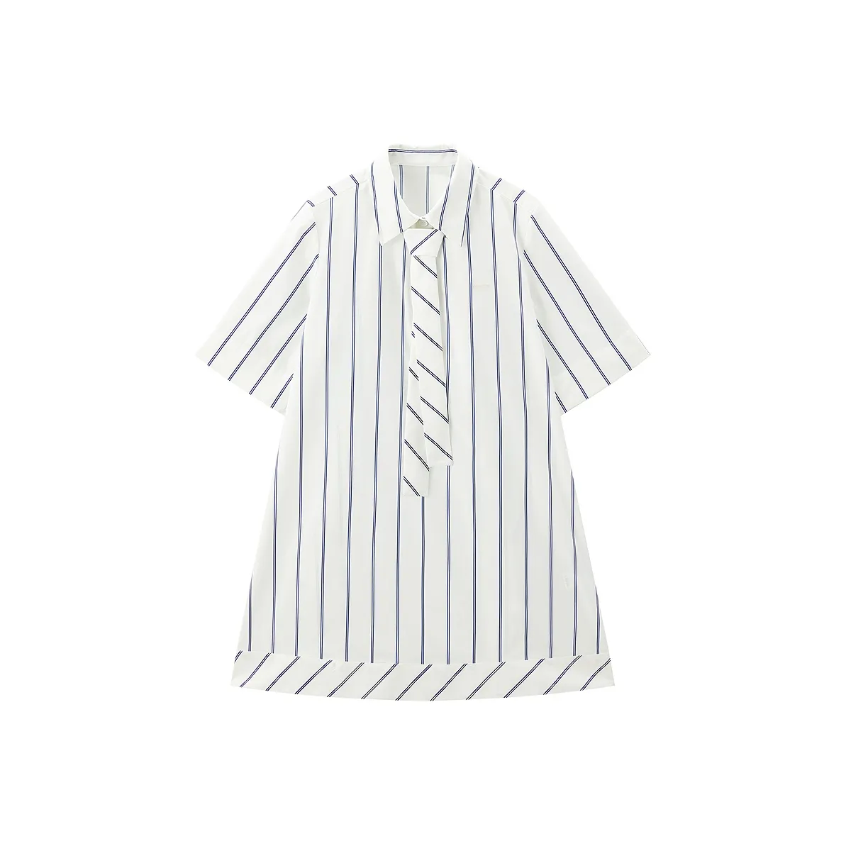 LEDIN Короткий рукав Платье Женское Ярко-белый